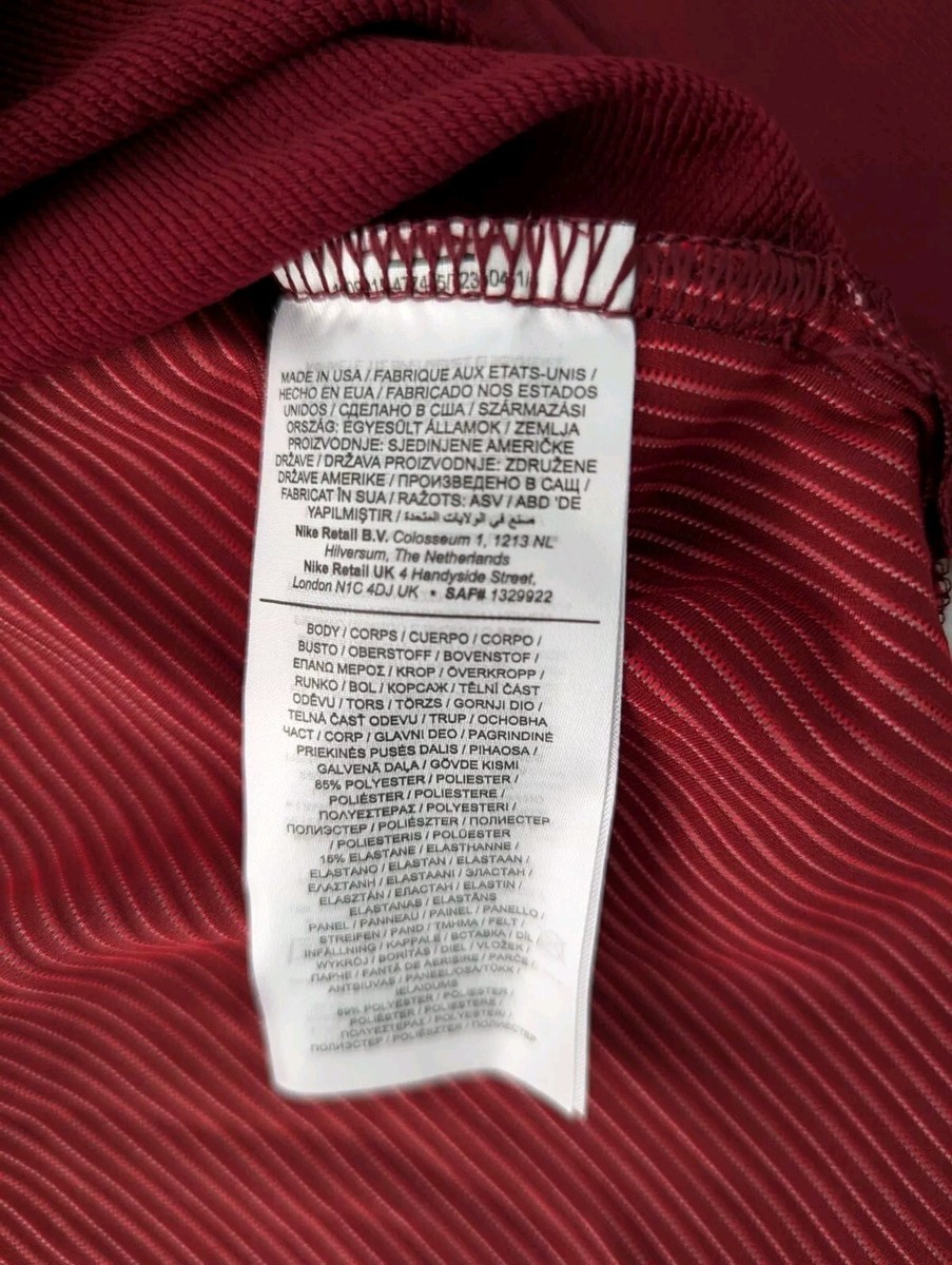 Nike Elite Pro Qatar Track & Field 1/4 Zip Long Sleeve Shirt Mens