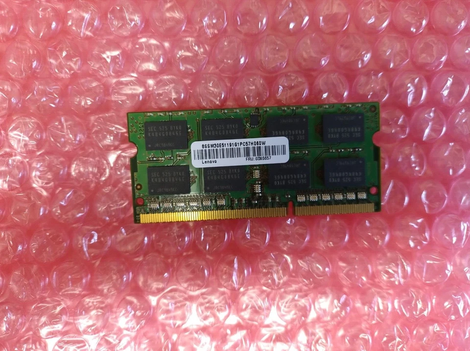 Samsung PC3L 12800 DDR3 8GB 1X8GB M471B1G73EB0-YK0 1600MHZ 1.35V Sodimm 03X6657 - Image 2 of 2