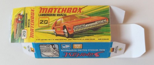 Matchbox Superfast #20a 1:58 Lamborghini Marzal Repro Box Typ-J Lesney - Bild 4 von 4