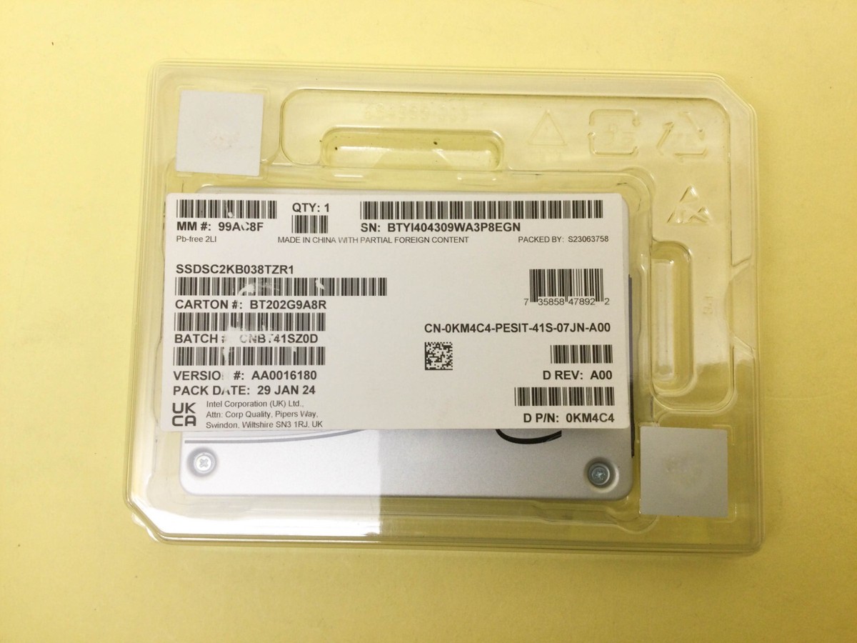 (1734) 秒速起動SSD240GB dell一体3264AIO i3 8G KM4C4 Dell 3.84TB SATA 6Gbps Read Intensive 2.5'' SSD