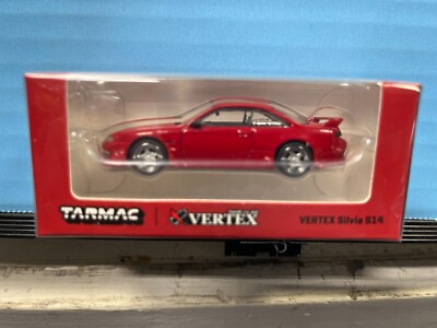 1/64 TARMAC WORKS VERTEX NISSAN SILVIA S12 RED METALLIC | eBay
