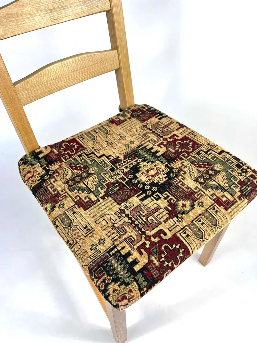 Kilim Fabric Chair Seat Pad Cover Cushion Traditional Design Handmade Slipcover
