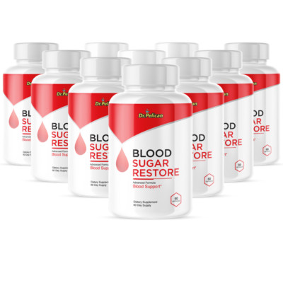 Blood Sugar Restore- Blood Support- 10 Bottles- 600 Capsules