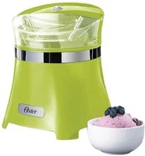 Oster Ice Cream Frozen Yogurt Sorbet Dessert Maker 1.5 Quarts Green EXCELLENT