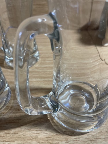 Libbey clear heavy beer mug 5297 handle Ice cream Float glass Root - Picture 7 of 9