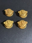 4 Vintage WWII US Military Honorable Discharge Lapel Button Ruptured Duck WW 2