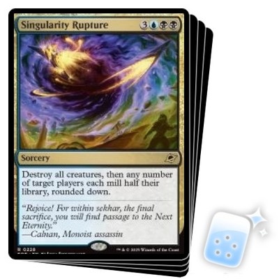 SINGULARITY RUPTURE X4 Edge Of Eternities EOE Magic MTG MINT CARD