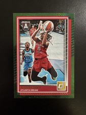 Panini 2025 Donruss WNBA Allisha Gray #56 Green Shimmer Parallel Atlanta Dream