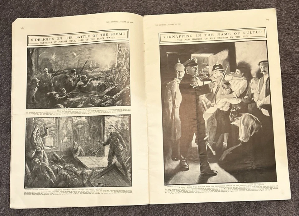 The Graphic - August 12 1916 Illustrated Weekly Newspaper Magazine London Paris - Image 4 of 4