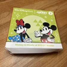 Walt Disney World McDonald's Poster 2 Minnie And Mickey At Epcot