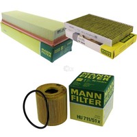 Mann Inspektionspaket Filterset FüR CitroëN C4 I 1.4 16V Peugeot 307