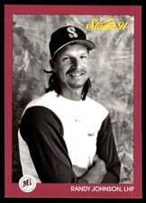 Randy Johnson 1991 Studio #116 Seattle Mariners FREE SHIPPING AutographDen