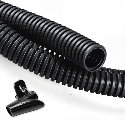 20FT 1/2  Wire Loom Split Tubing Auto Wire Conduit Flexible Cover | High Tempera
