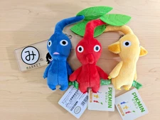 Nintendo Pikmin Plush Keychain Mascot Set of 3 - Red Blue Yellow