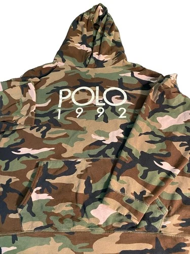 Camo Polo Hoodie - product listing photo