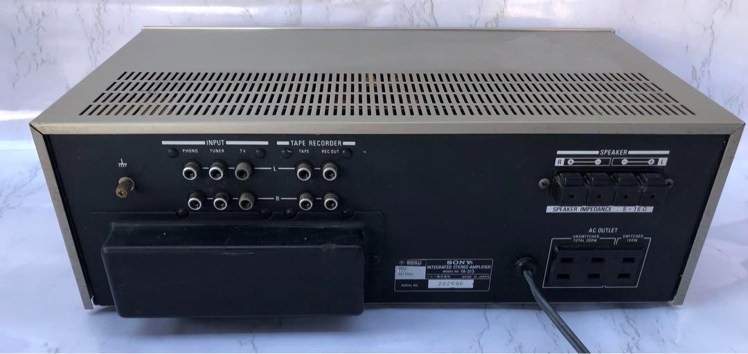 SONY TA-313 Audio Equipment Amplifier 1978-79 10Hz～50kHz Retro