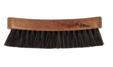 Vintage Esquire Polish Pure Sterilized horse hair boot shoe brush wood handle