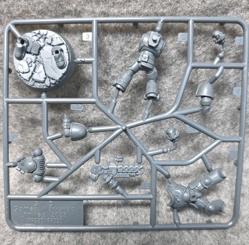 Infernus Space Marine Single Demo Warhammer 40k Games Workshop New On Sprue NOS