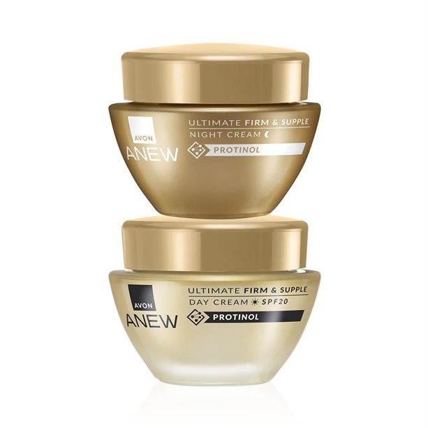 Offerta Set Anew Ultimate Avon: Crema Giorno + Notte Anti-Età 50ml