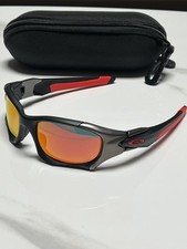 Oakley Pit Boss 2 Sunglasses Gorpcore OO9137-01 Black Orange Metal New In Box