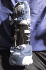 Cuddl Duds Men  s XL Blue Novel Fleece Sleep Pants Pajama Lounge Bottoms - NWT