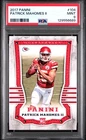 2017 PANINI #104 PATRICK MAHOMES II ROOKIE RC PSA 9