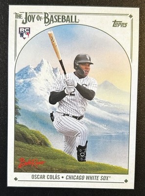 2023 Topps x Bob Ross The Joy of Baseball #79 Oscar Colas