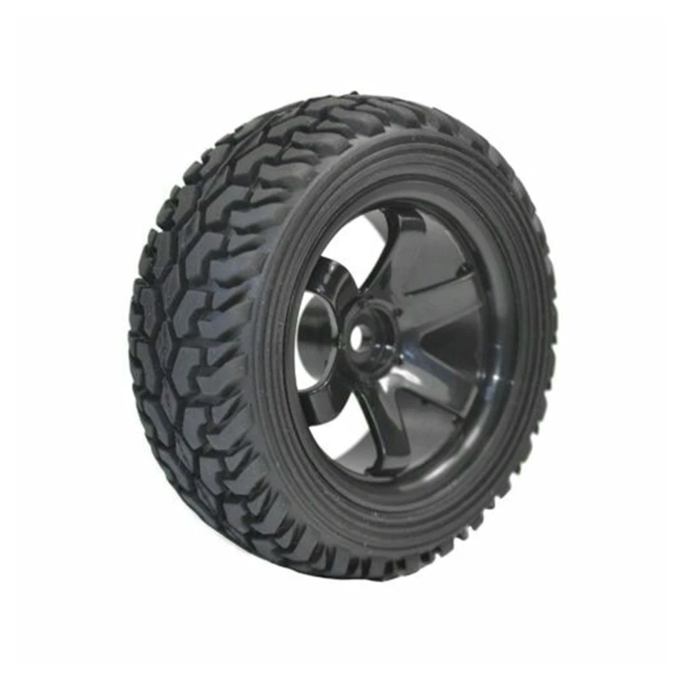 4 x Reifen Räder RC 1/10 12mm Rally Reifen Felgen Für HSP HPI On Road Car Tamiya - Bild 2 von 4