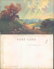 Country landscape painting Stewart Woolf Artwork Landscapes art