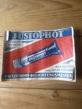 JUSTOPHOT Pr&auml;zisions-Belichtungsmesser DREM Wien Vintage 1920er Box & Anleitung