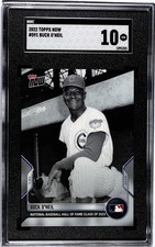 SGC 10 Buck O'Neil 2022 Topps Now PR: 1128 #591 HOF Negro League GM MINT Cubs