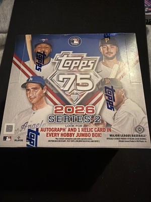 2026 Topps Series 2 Baseball Factory Sealed Hobby Jumbo Box - *Limited Quantity*