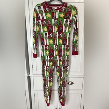 Buc-ee's Youth L Christmas Union Suit Pajamas Nutcracker One Piece Thermal PJs