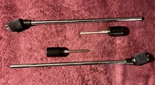 lot of 4 electronic drum cymbal rods mounts for Roland Alesis etc. See descr.