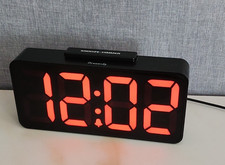 Dreamsky Digital Alarm Clock Large Big Numbers Display USB