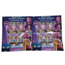 2026 Kpop Demon Hunters Sticker Share Packs Valentine  s Exchange 32ct Classroom