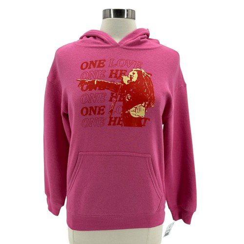 NEW Zion Rootswear Womens Large Sweatshirt Bob Marley One Love Hoodie Graphic