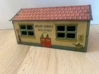 J Chein Tin Litho Toy Garage Service Station Brake Welding 1930s 40s