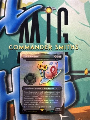 Toxrill the Corrosive - Gary   Borderless FOIL   MTG Secret Lair SpongeBob 1929
