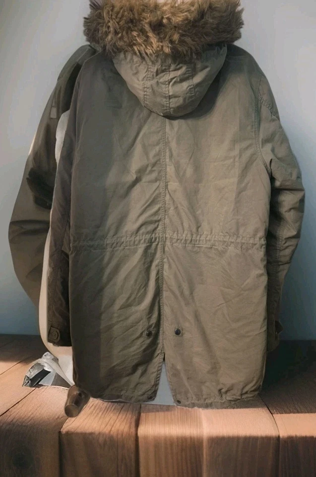 Parka cola de pez US Alpha Industries M65 Chaqueta Abrigo con capucha Ejército Para hombre L Foto 3 de 4