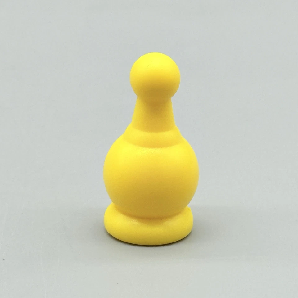 Juego de Mesa Parcheesi 2015 Edición Real Repuesto 4 Peones Amarillos Solo Foto 2 de 4