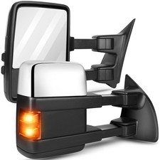 Pair Tow Mirrors Compatible with 99-07 for Ford for F250 Super