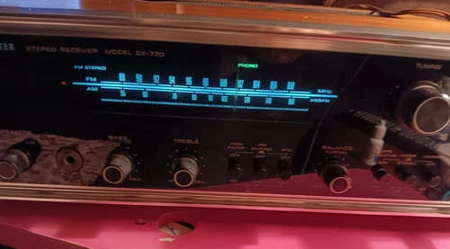 Vintage 1970s Pioneer Stereo Receiver SX-770