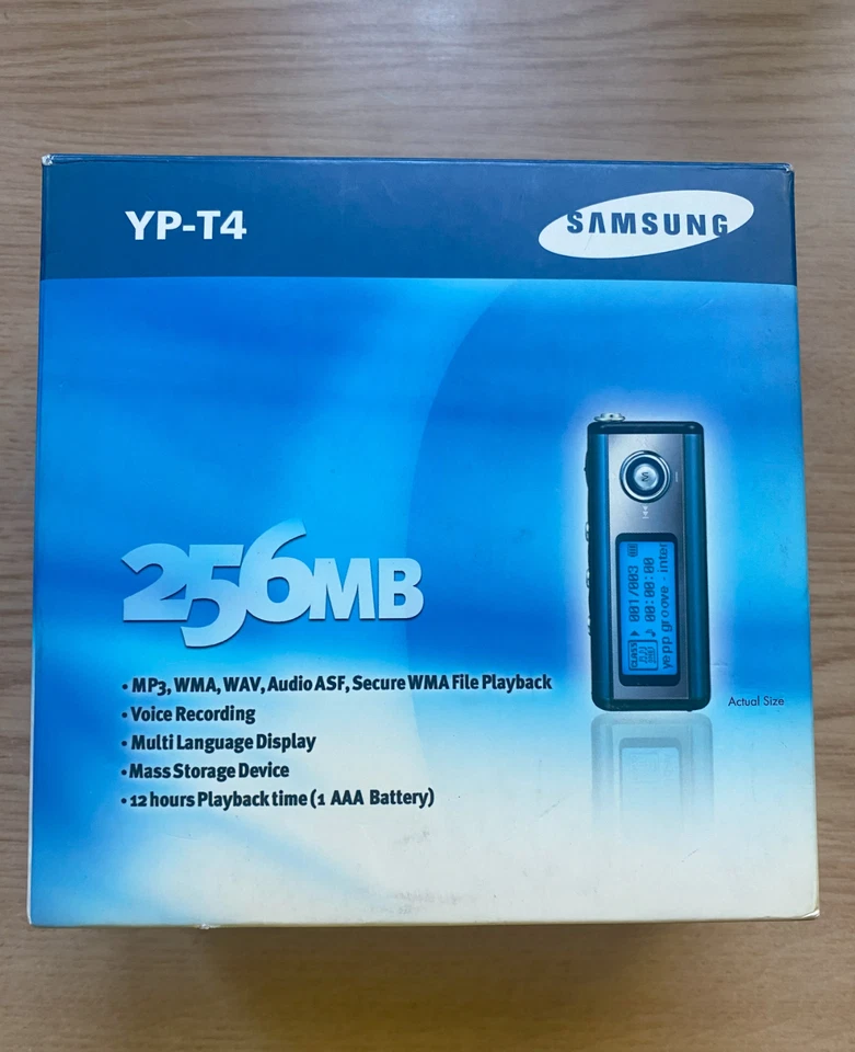 Samsung YT-P4 Mikro MP3 Player Vintage OVP 256MB - Bild 2 von 4