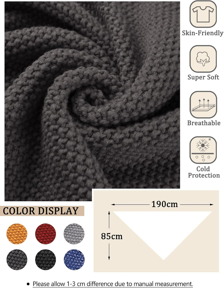 Hiseng Sciarpa Donna Invernale Grande Scaldacollo, Vintage Moda Sciarpa Triangolare Sciarpe Calde Con Stampa Multiuso Morbido Coperta Sciarpa con Bottone (148x70cm,Farfalla