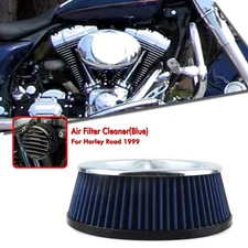 Blue Motorcycle Air Filter Cleaner For Harley Road 1999-2007 Dyna 29442-99A