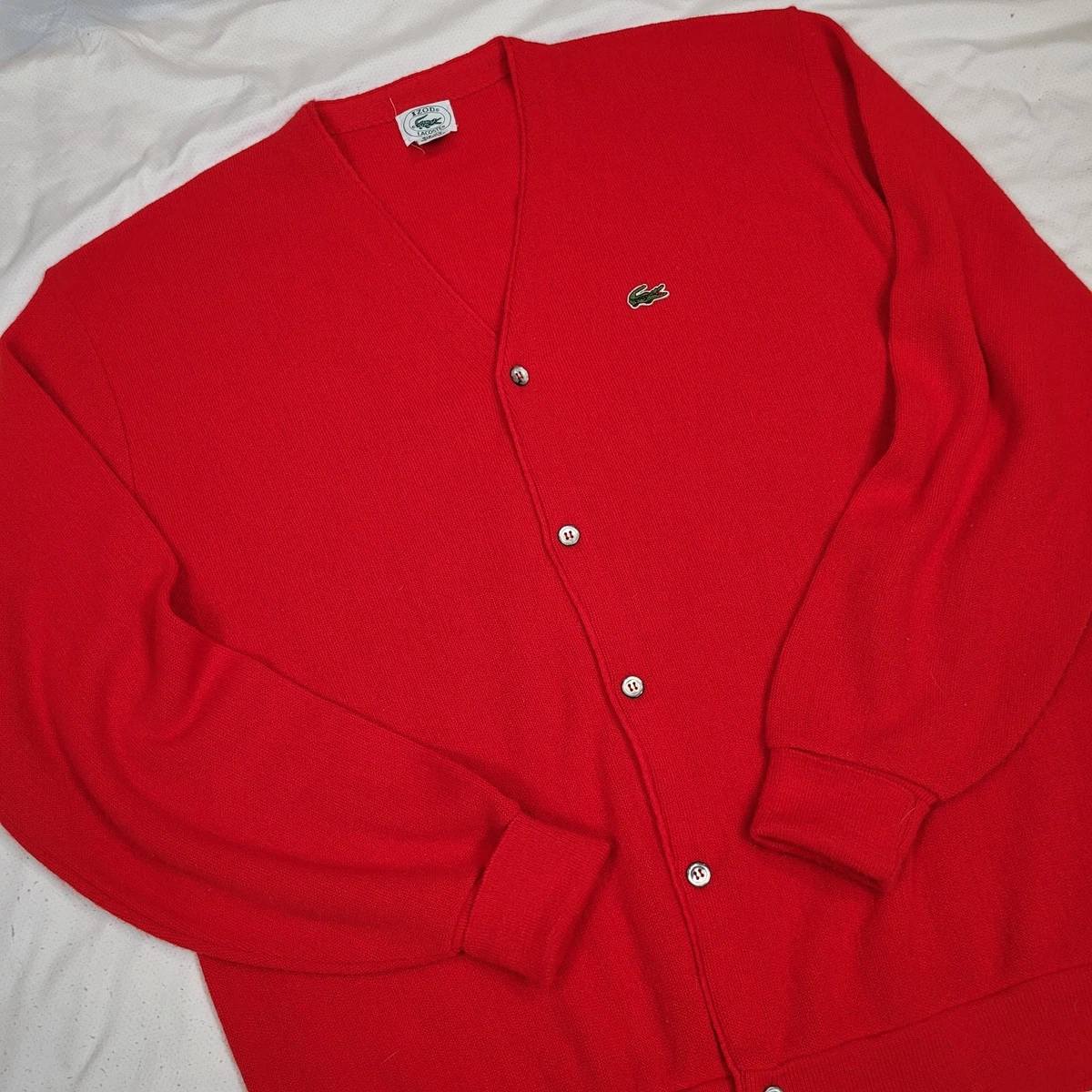 Izod Lacoste Red Cardigans for Men for sale | eBay