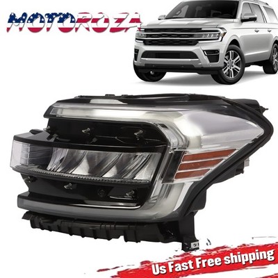 For 2022-2024 Ford Expedition Full LED Headlight Assy W/ Bulb Left Driver Side