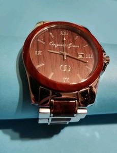 Original Grain Woman’s Luxury Rosewood + Steel Watch Original Grain | Accessories | Original Grain Womans Luxury  main image 4