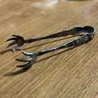 Meadow Rose by Wallace Sterling Silver Sugar Tong 4 1/4" Vintage Serving
